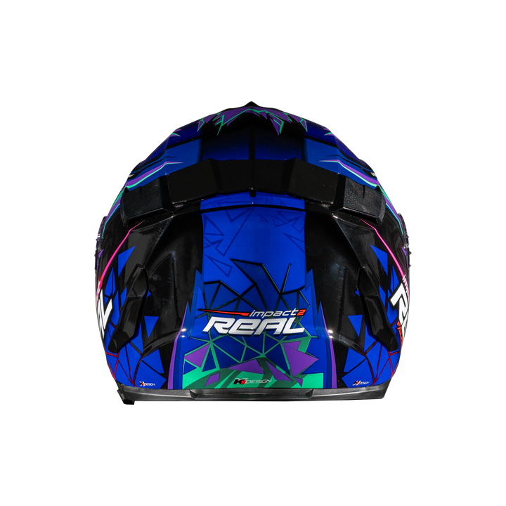 หมวกกันน็อค Real Helmet Hurricane-Impact 2   ม่วง