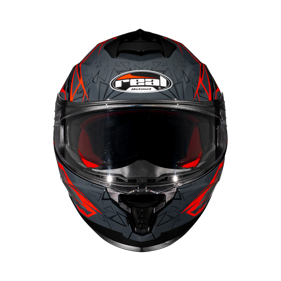 หมวกกันน็อค Real Helmet Hurricane-Impact 2   แดง