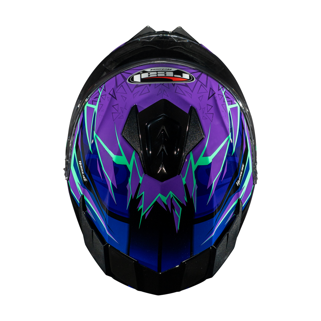 หมวกกันน็อค Real Helmet Hurricane-Impact 2   ม่วง