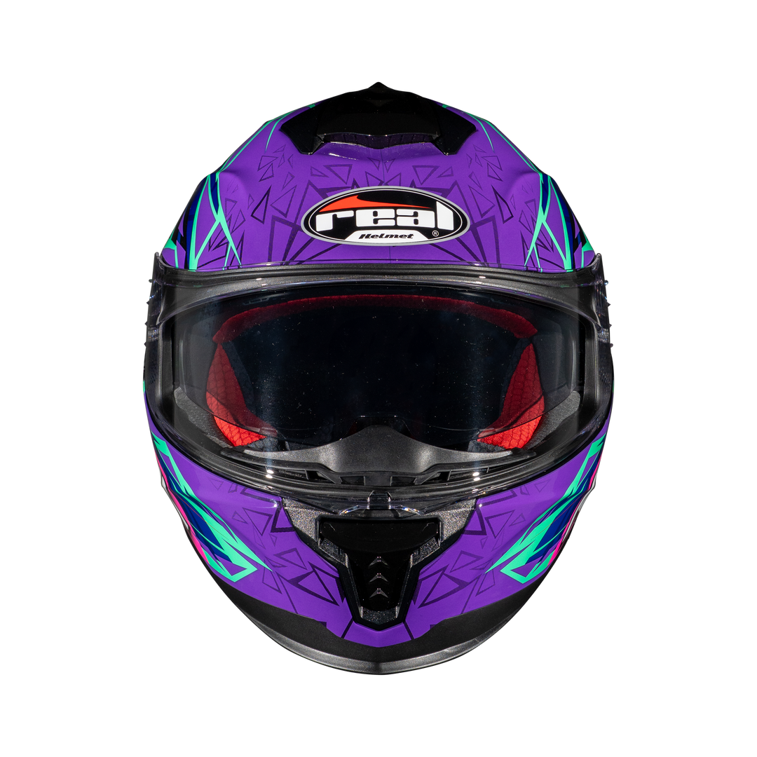หมวกกันน็อค Real Helmet Hurricane-Impact 2   ม่วง