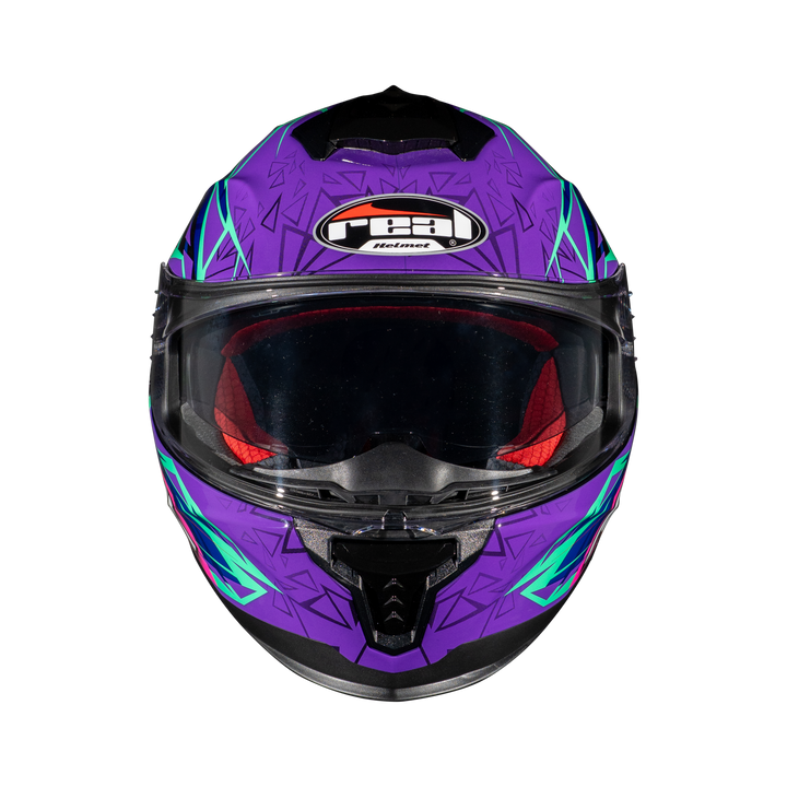 หมวกกันน็อค Real Helmet Hurricane-Impact 2   ม่วง