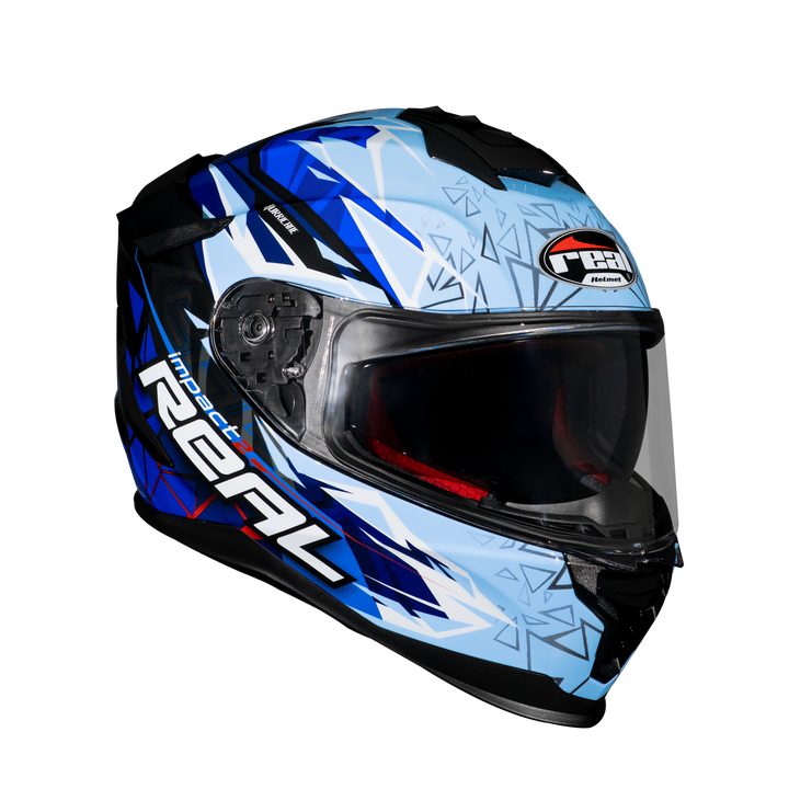 หมวกกันน็อค Real Helmet Hurricane-Impact 2   ฟ้า