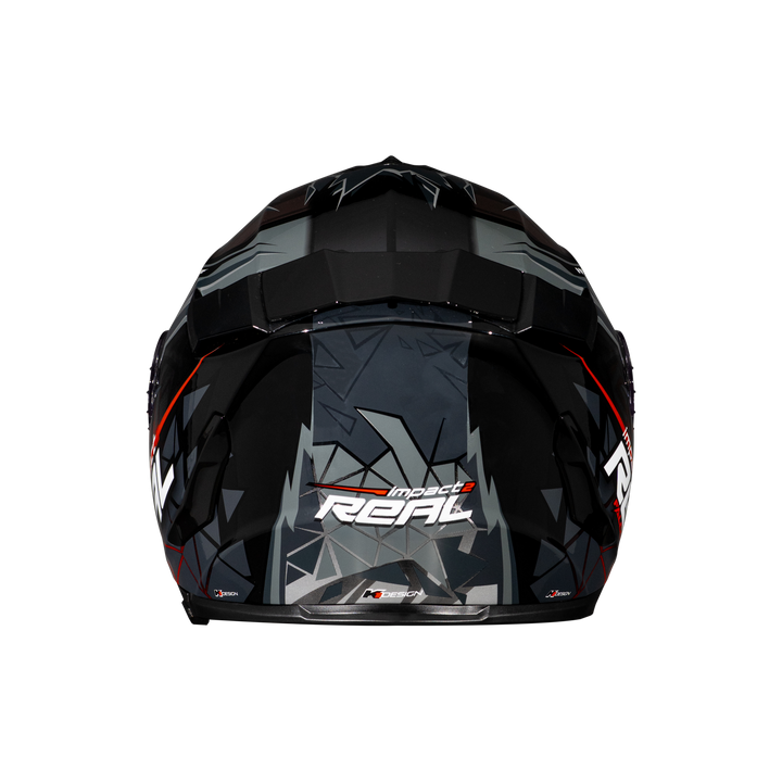 หมวกกันน็อค Real Helmet Hurricane-Impact 2   เงิน