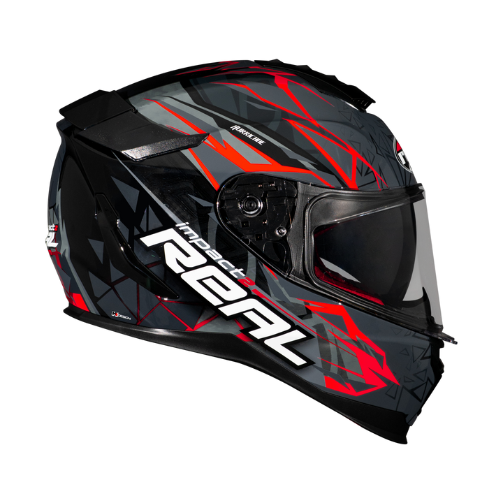 หมวกกันน็อค Real Helmet Hurricane-Impact 2   แดง