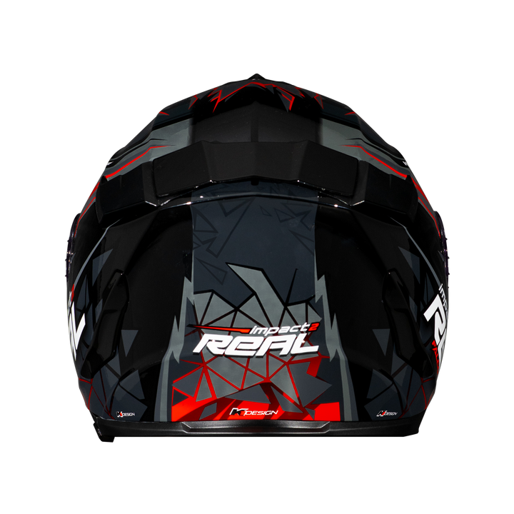 หมวกกันน็อค Real Helmet Hurricane-Impact 2   แดง