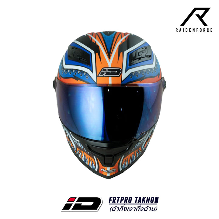 Helmet ID HELMET FRTPRO TAKHON, semi-glossy, semi-matte black