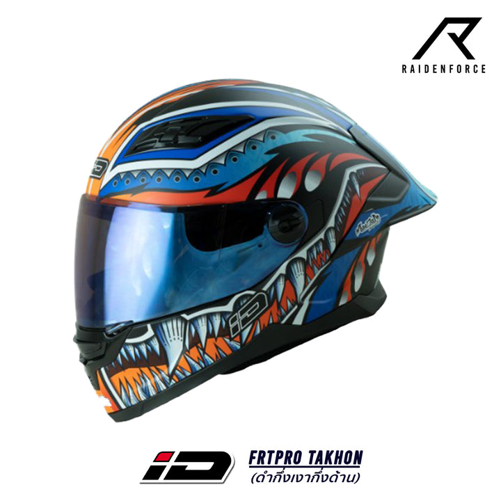 Helmet ID HELMET FRTPRO TAKHON, semi-glossy, semi-matte black