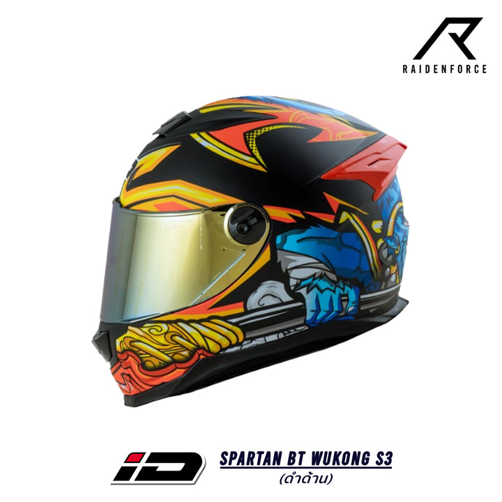 Helmet ID HELMET SPARTAN BT Wukong S3 matte black