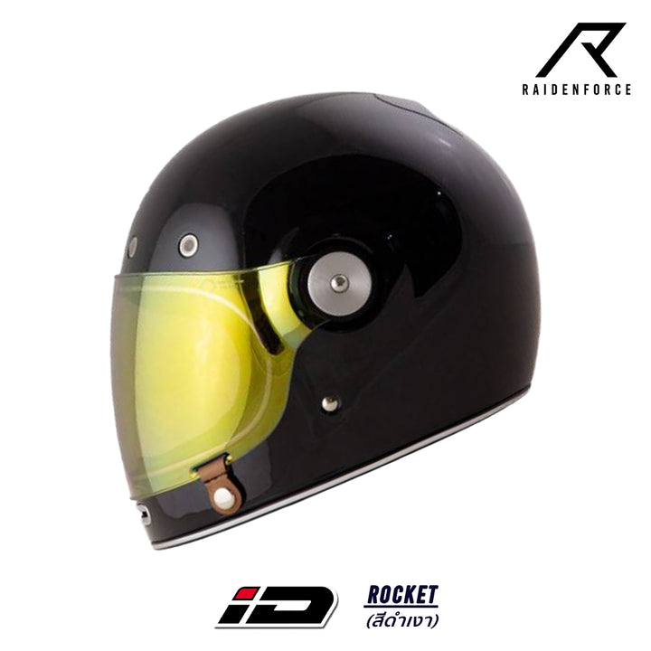 ID HELMET Rocket helmet, glossy black 