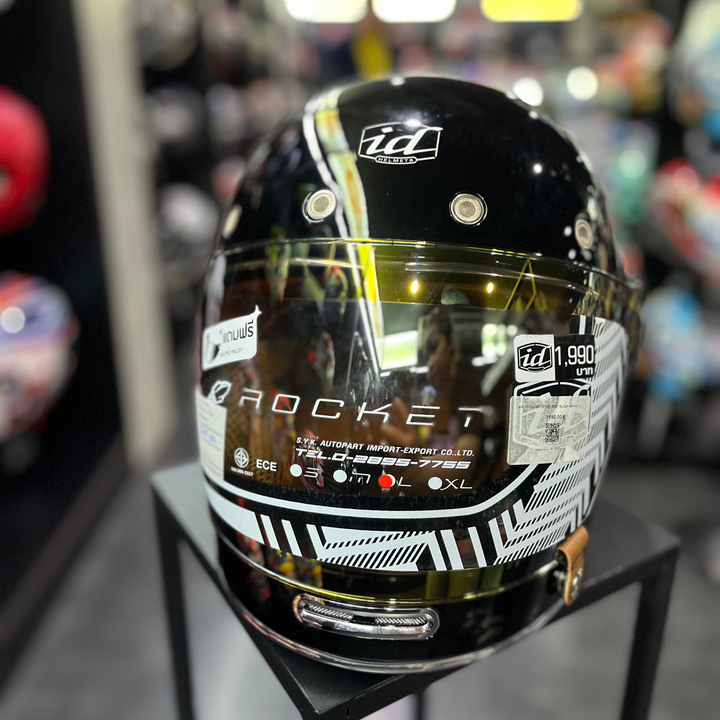 ID HELMET Rocket helmet, glossy black 