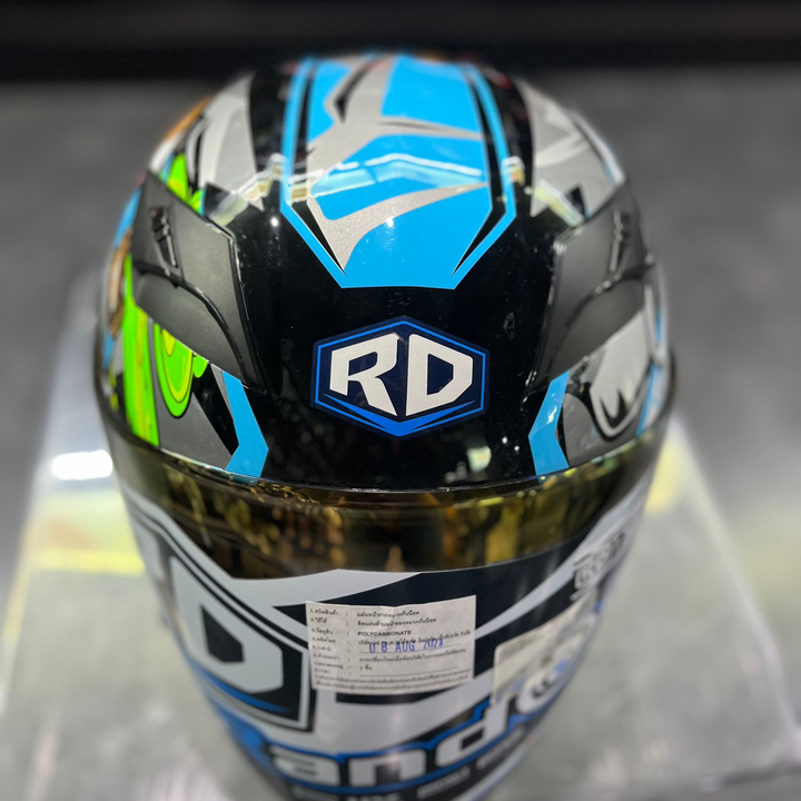 RANDOM HELMET Air Force Helmet -FujinRaijin Glossy Black