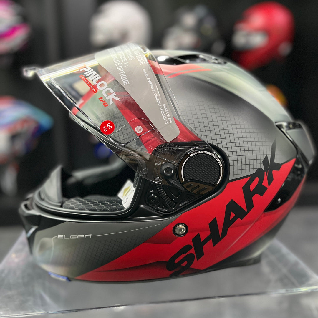SHARK SPARTAN GT ELEGAN MAT EXPORT HE7054 KAR Helmet