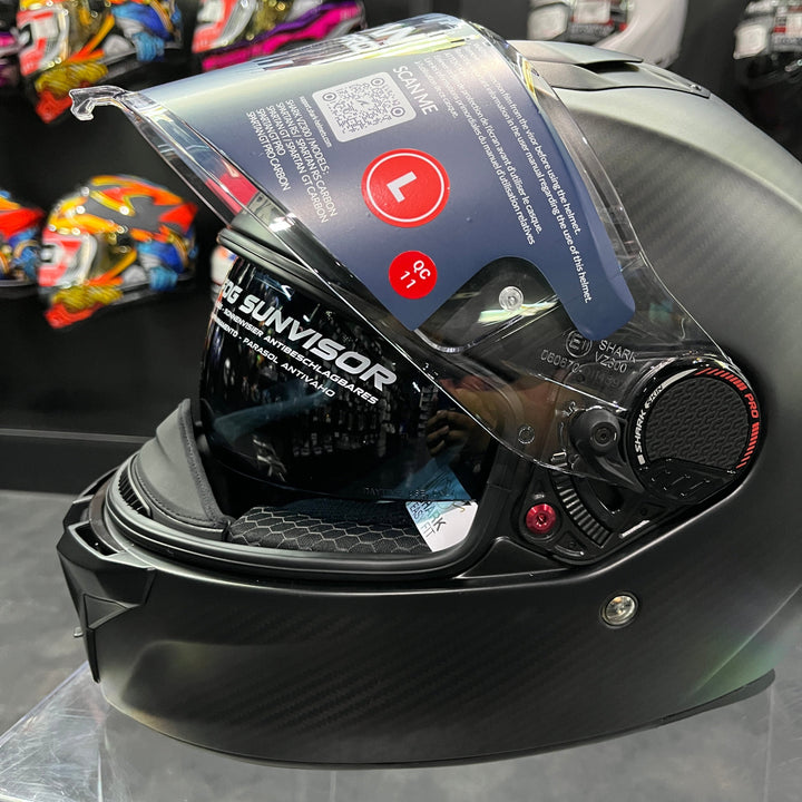 SHARK RIDILL BLANK MATTE helmet, matte black