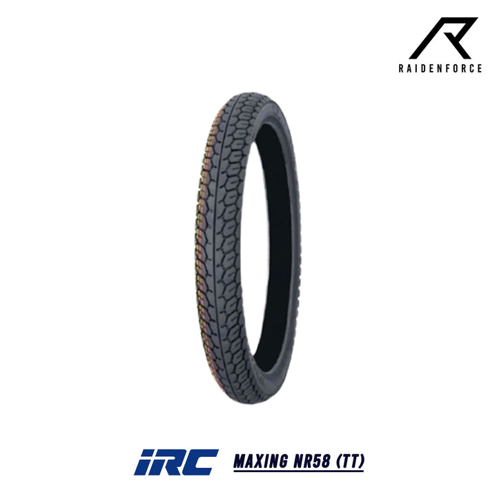 IRC MAXING NR58 (TT) outer tire uses inner tube (rim size 17,18) for Wave100,125,Dream
