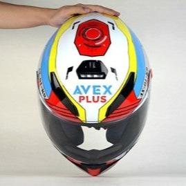Avex Plus Helmets K9 Ax-01 Gundum White Helmet