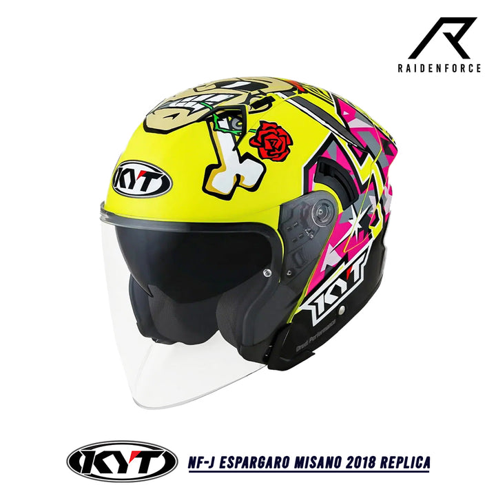 Helmet KYT NF-J Espargaro Misano 2018 Replica