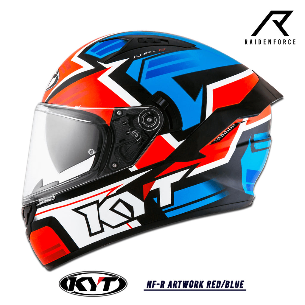 KYT フルフェイス NF-R Artwork ミラー&クリアシールド付 XXL Helmet KYT NF-R Artwork Red/Blue – RAIDENFORCE ONLINE&E-COM