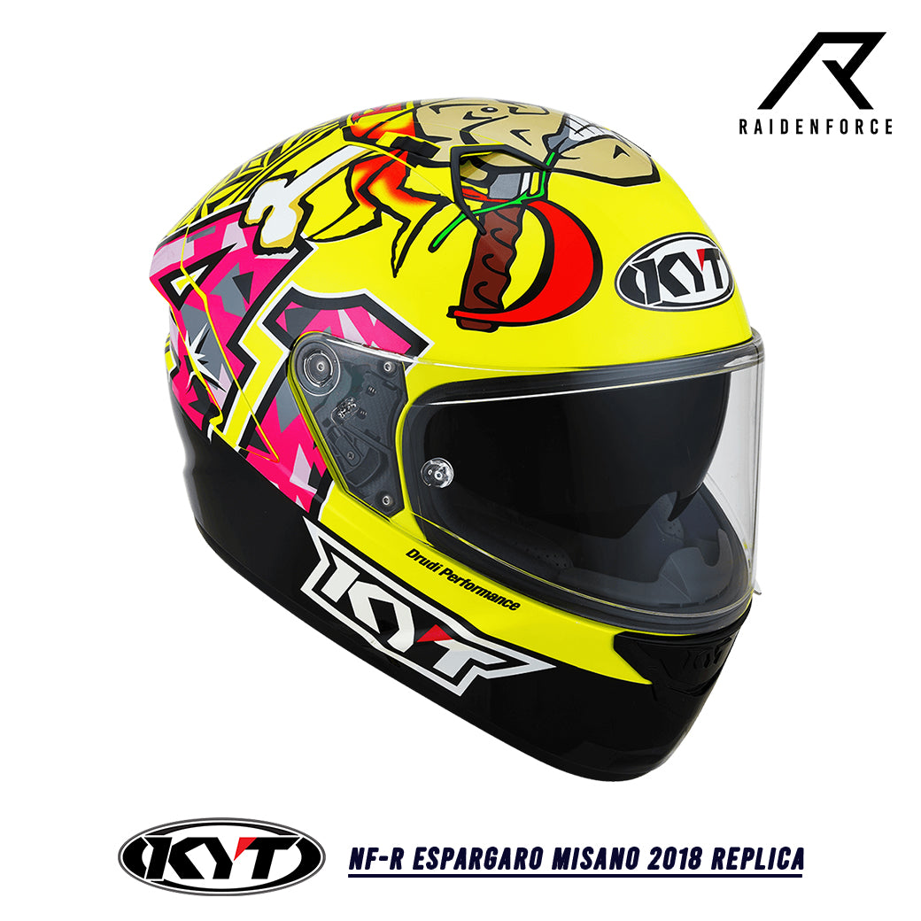 Helmet KYT NF-R Espargaro Misano 2018 Replica – RAIDENFORCE