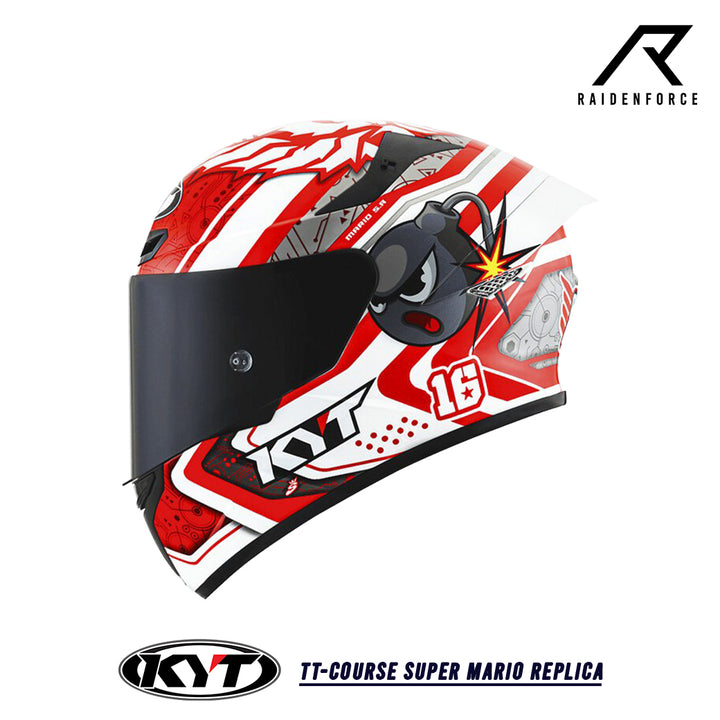 KYT TT-Course Super mario Replica Helmet