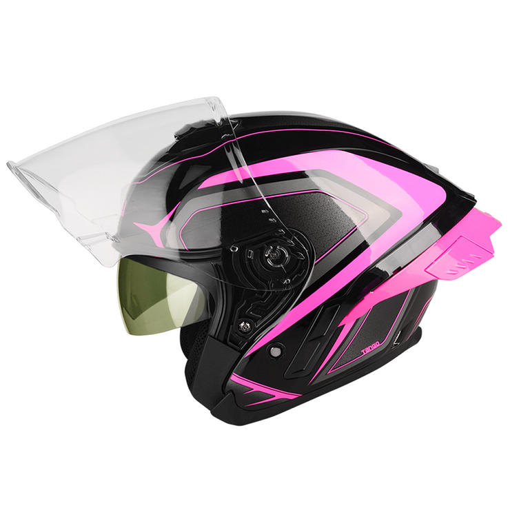 หมวกกันน็อค   LAZER TANGO SR HEXA ดำชมพู