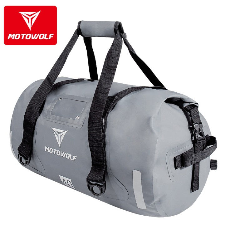 MOTOWOLF rear bag, model 0701, gray