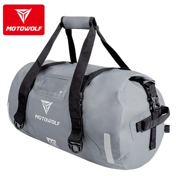MOTOWOLF rear bag, model 0701, gray