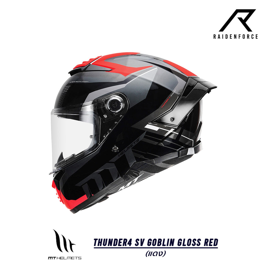 goblin motorcycle helmet MT Thunder4 SV Goblin Gloss red helmet – RAIDENFORCE ONLINE&E-COM