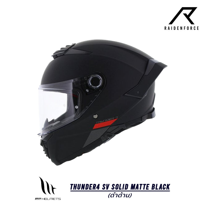 MT Thunder4 SV Helmet Solid matte black matte black