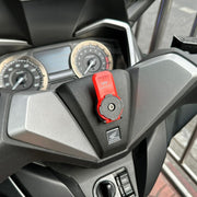 ที่จับโทรศัพท์สำหรับมอเตอร์ไซค์พร้อมครอบแฮนด์ Mototec Quicklock-Forza350