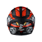 หมวกกันน็อค Real Helmets Oslo Mecanica สีดำแดง