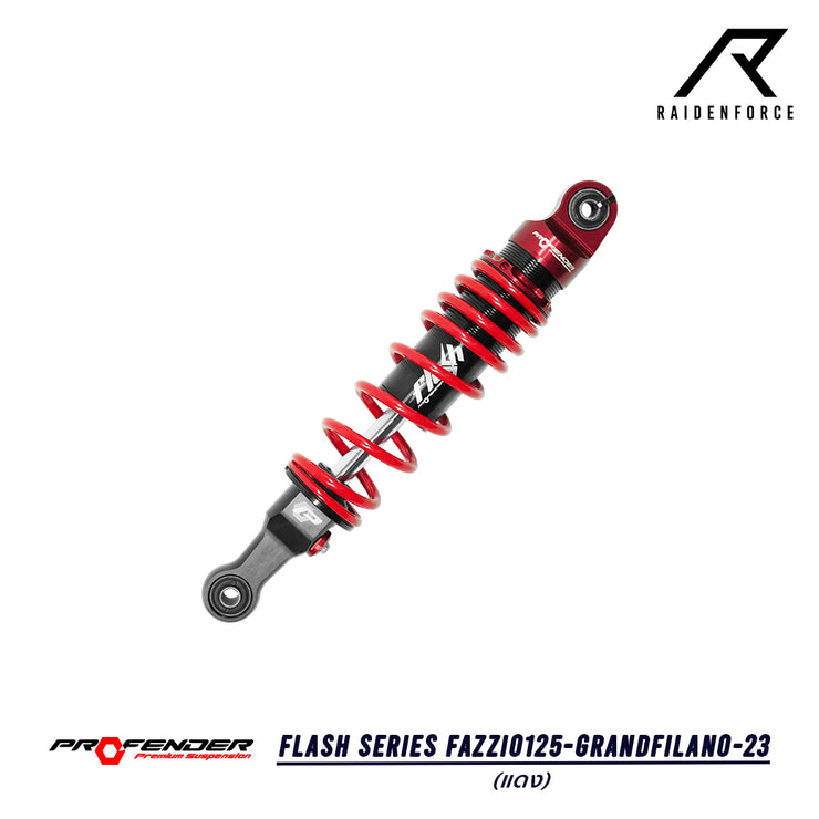 โช้ค Profender FAZZIO125 /Grand filano 23 รุ่น FLASH-SERIES สี แดง