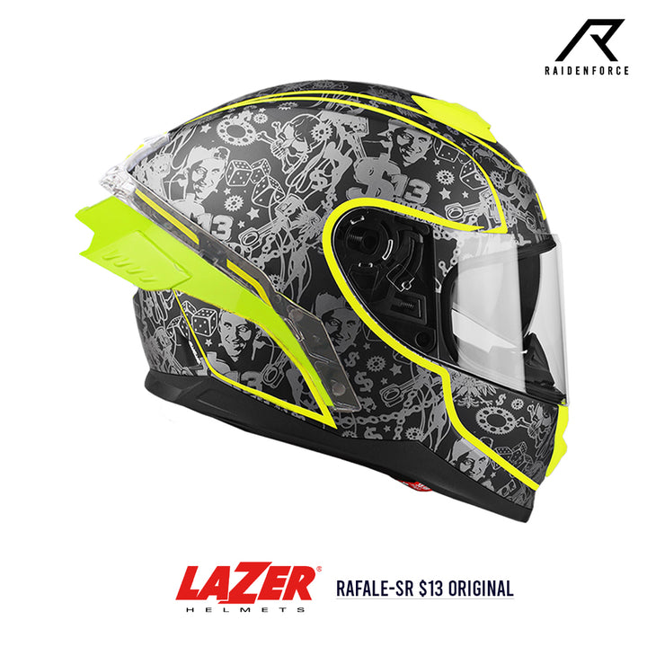 หมวกกันน็อค LAZER Helmet RAFALE  $13 Original ดำเทา