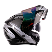 หมวกกันน็อค REAL Helmet STORM Cyclone  เทา ดำ
