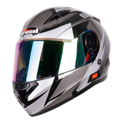หมวกกันน็อค REAL Helmet STORM Cyclone  เทา ดำ