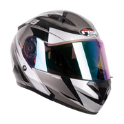หมวกกันน็อค REAL Helmet STORM Cyclone  เทา ดำ