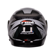 หมวกกันน็อค REAL Helmet STORM Cyclone  เทา ดำ