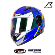 หมวกกันน็อค REAL Helmet STORM Cyclone น้ำเงินเทา