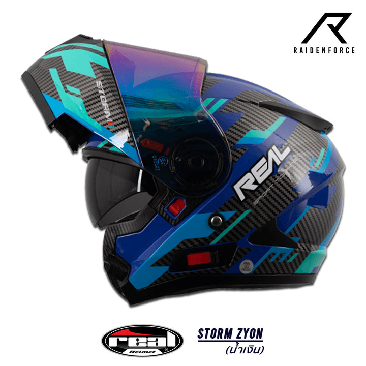 REAL Helmet STORM Zyon Blue
