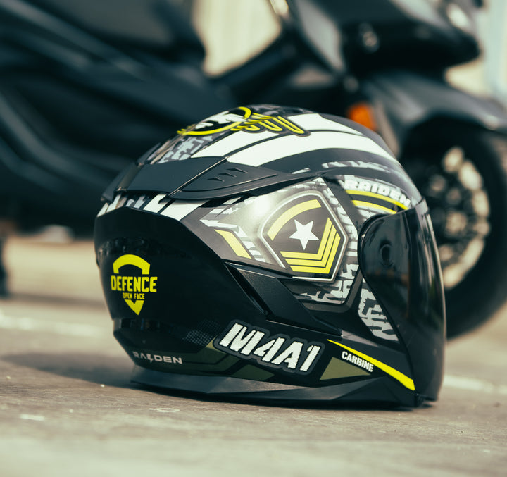 Raiden Defense Open face M4 Green Camo Helmet