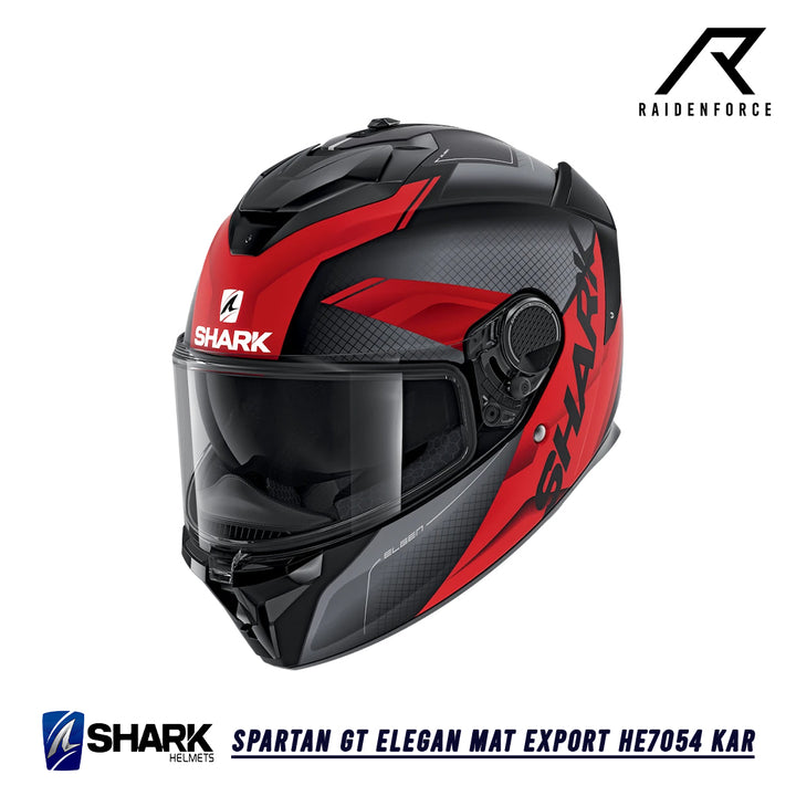 SHARK SPARTAN GT ELEGAN MAT EXPORT HE7054 KAR Helmet