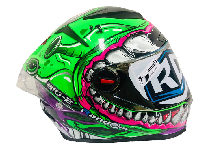 Helmet Random CZ-R BT 8 Bio19-2 Neon Green