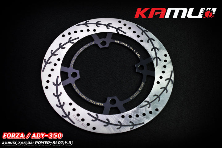 Rear disc brake plate KAMUI 245 MM. V.5 model Forza350