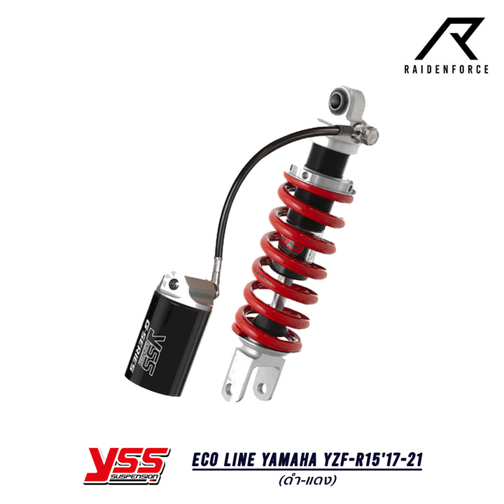Shock YSS ECO Line STD Yamaha YZF-R15'17-21 black/red