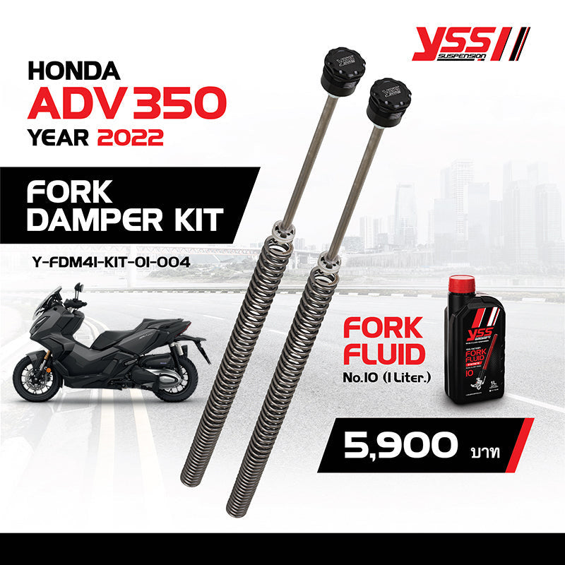 YSS Fork Damper Kit STD Honda ADV350'22 shock upgrade kit