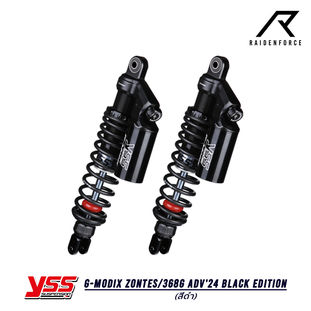 โช้ค YSS G-MODIX Zontes/368G ADV'24 Black Edition สี ดำ