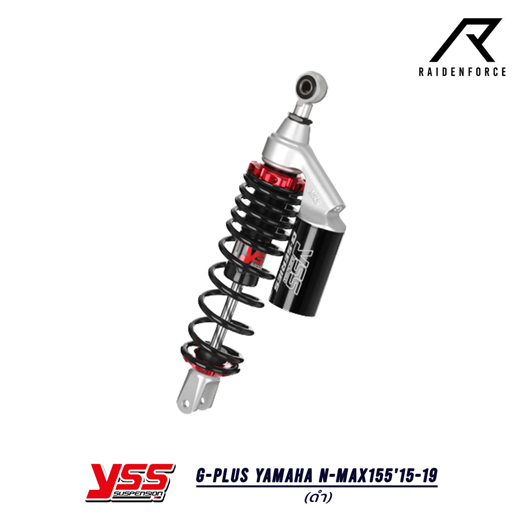โช้ค YSS G-Plus Yamaha N-max155'15-19  สี ดำ/ดำ