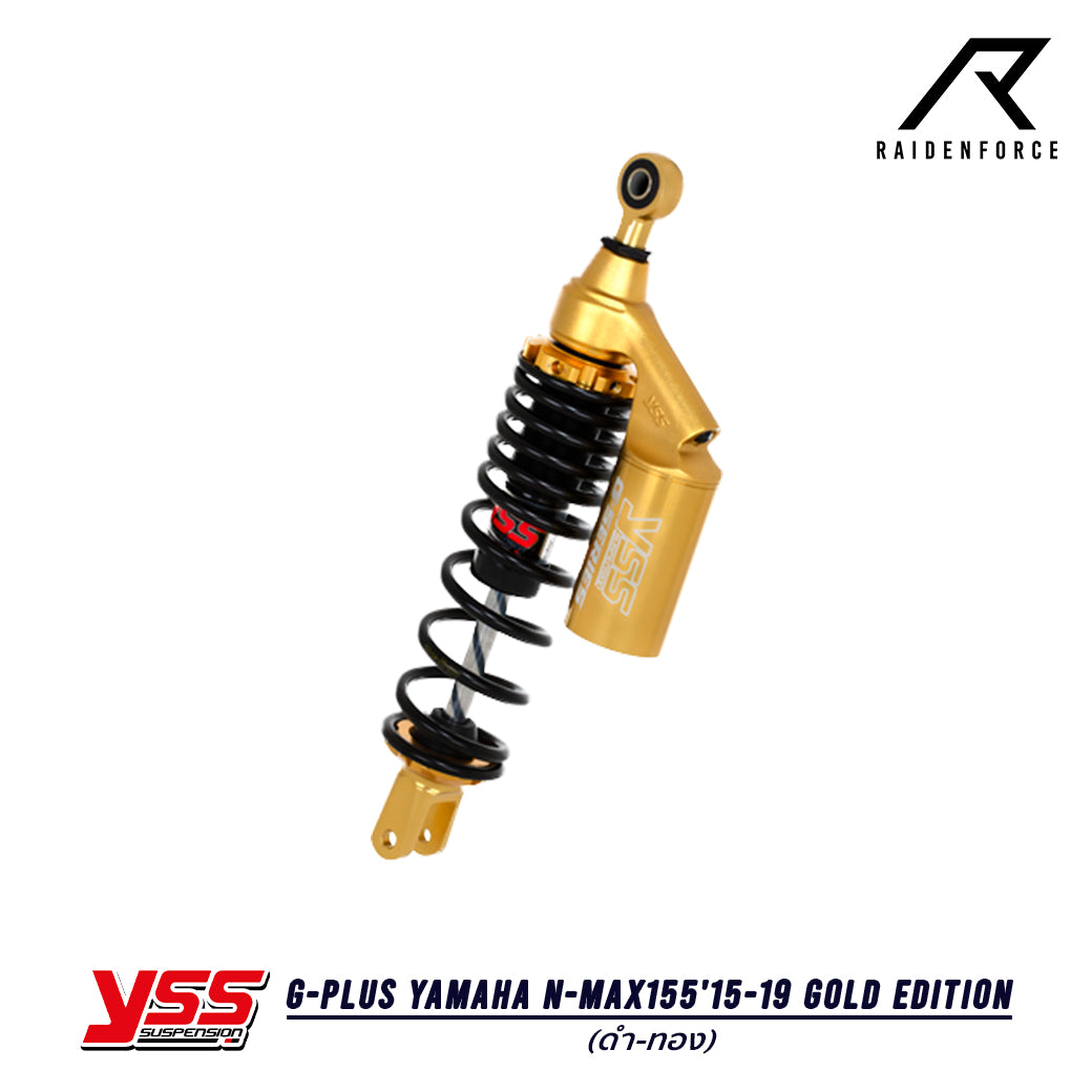 Shock YSS G-Plus Yamaha N-max155'15-19 Gold Edition color black/gold