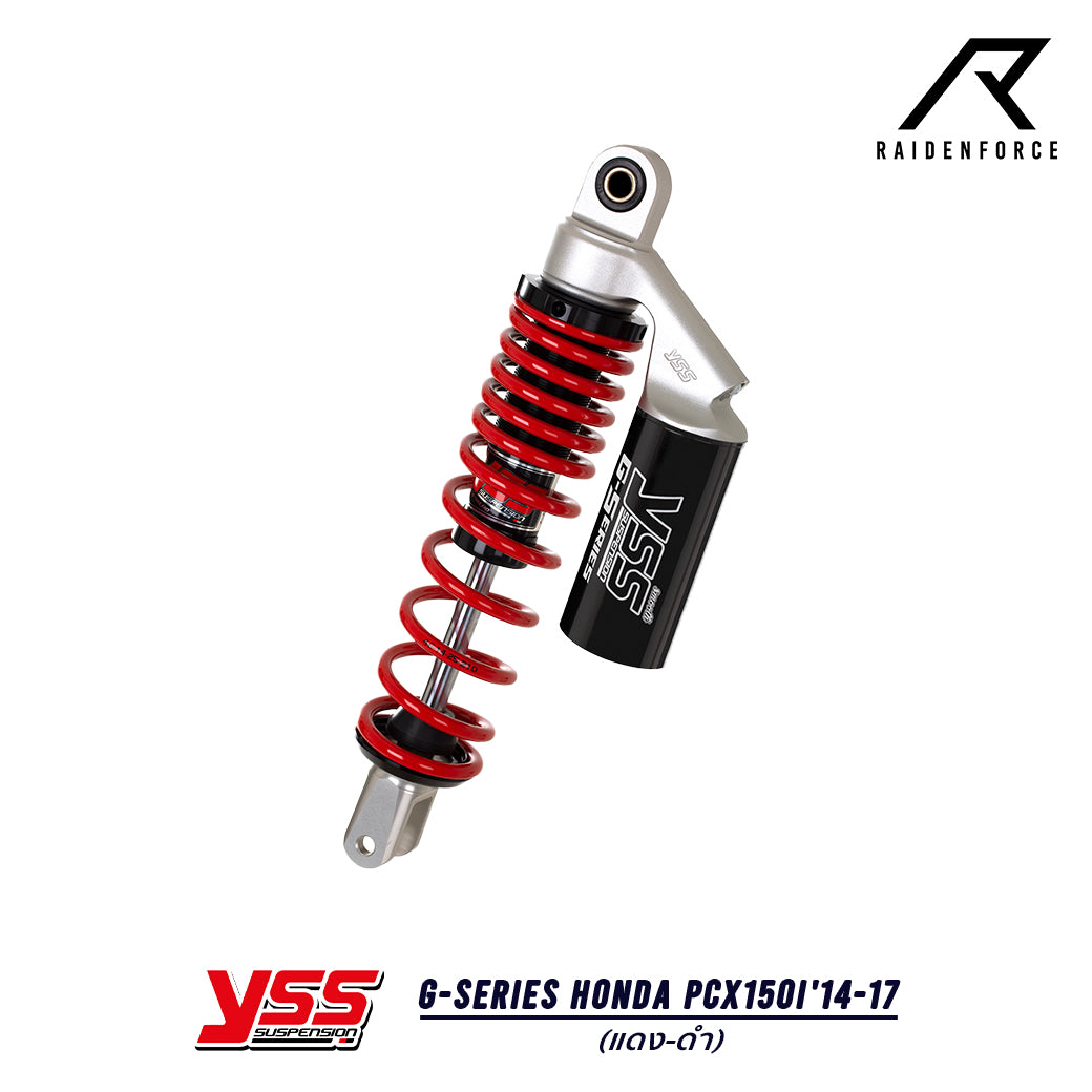 Shock YSS G-Series Honda PCX150i'14-17 color red/black