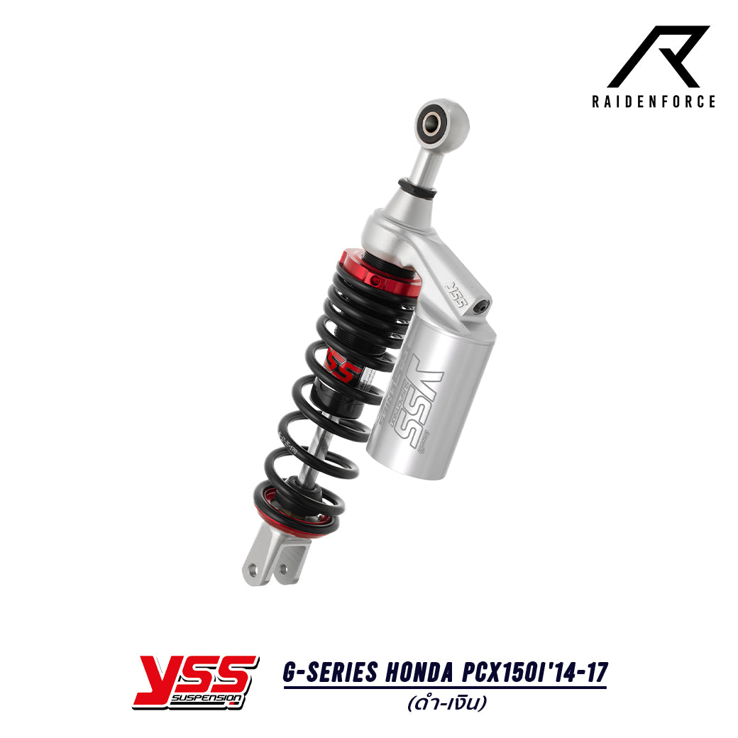 Shock YSS G-Series Honda PCX150i'14-17 Black/Silver
