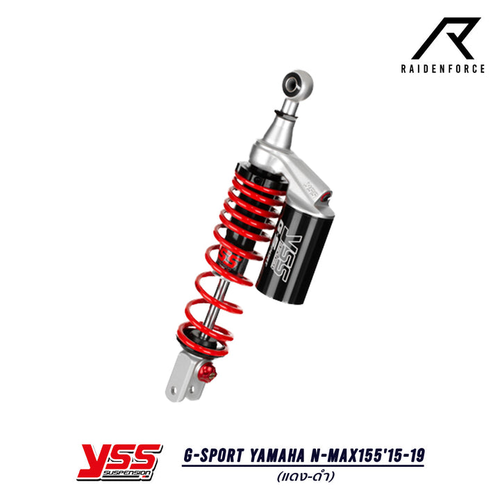 โช้ค YSS G-Sport Yamaha N-max155'15-19  สี แดง/ดำ